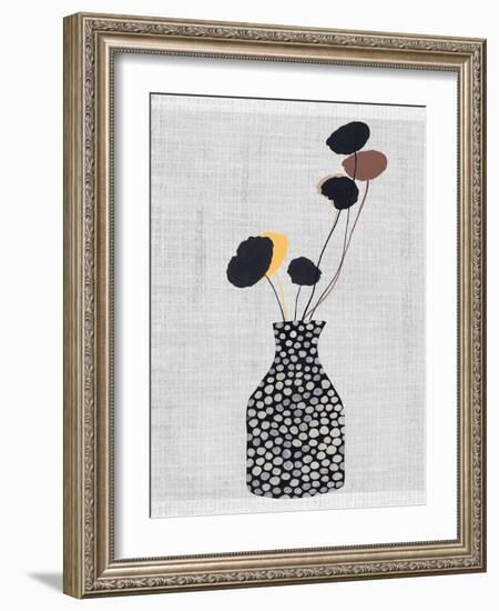 Decorated Vase with Plant II-Melissa Wang-Framed Art Print