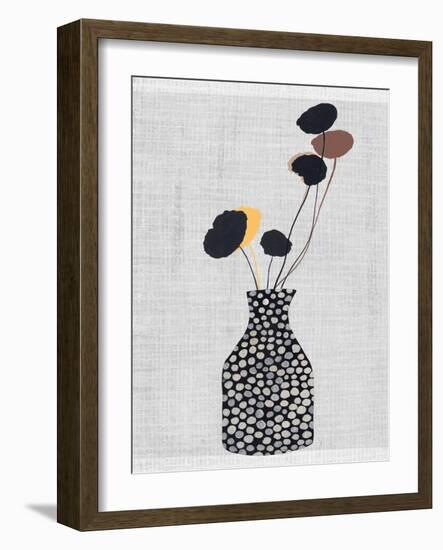 Decorated Vase with Plant II-Melissa Wang-Framed Art Print