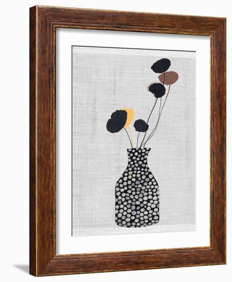 Decorated Vase with Plant II-Melissa Wang-Framed Art Print