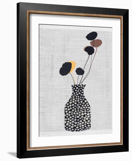 Decorated Vase with Plant II-Melissa Wang-Framed Art Print