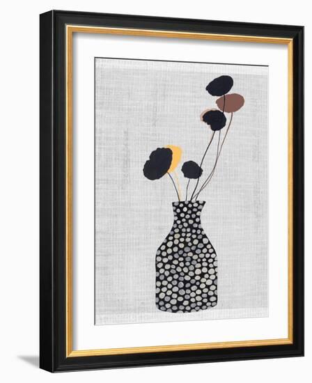 Decorated Vase with Plant II-Melissa Wang-Framed Art Print