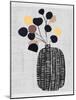 Decorated Vase with Plant III-Melissa Wang-Mounted Art Print