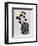Decorated Vase with Plant III-Melissa Wang-Framed Art Print