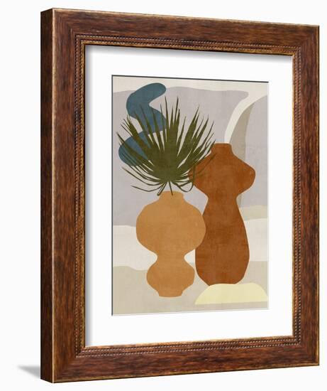 Decorated Vases I-Melissa Wang-Framed Premium Giclee Print