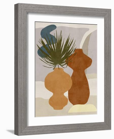 Decorated Vases I-Melissa Wang-Framed Art Print