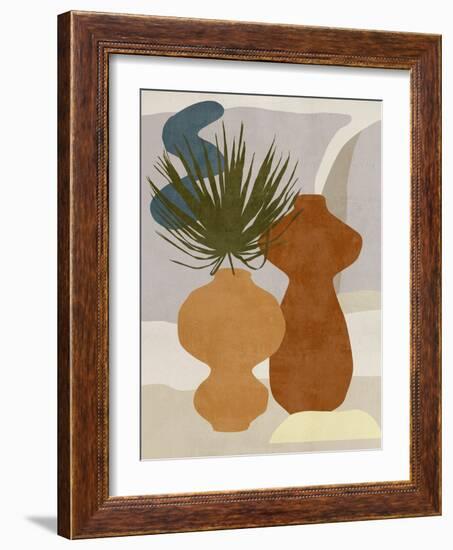 Decorated Vases I-Melissa Wang-Framed Art Print