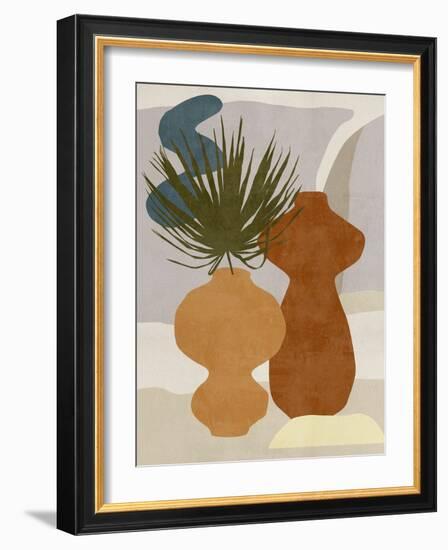 Decorated Vases I-Melissa Wang-Framed Art Print