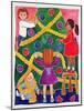 Decorating the Christmas Tree-Cathy Baxter-Mounted Giclee Print