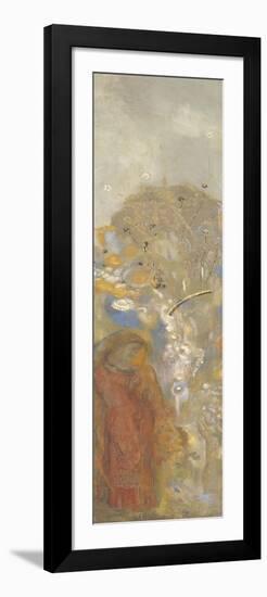 Décoration Domecy : figure (commandé par Robert de Domecy pour la salle à manger de son château)-Odilon Redon-Framed Giclee Print