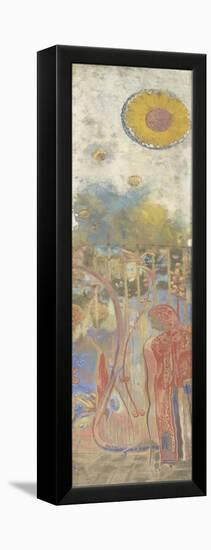 Décoration Domecy: figure fleur jaune-Odilon Redon-Framed Premier Image Canvas