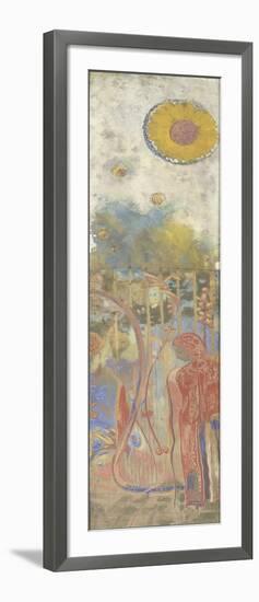 Décoration Domecy: figure fleur jaune-Odilon Redon-Framed Giclee Print