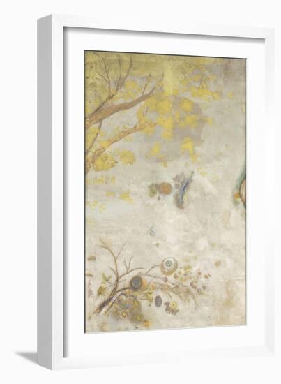 Décoration Domecy : la branche fleurie jaune-Odilon Redon-Framed Giclee Print