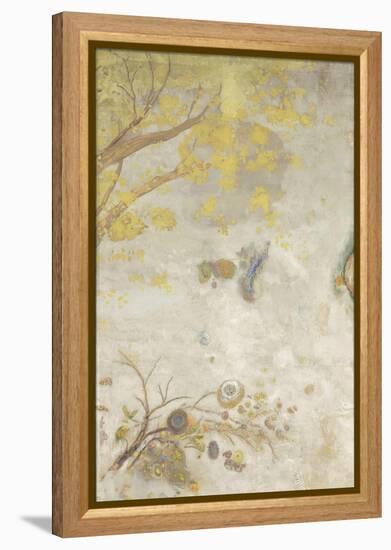 Décoration Domecy : la branche fleurie jaune-Odilon Redon-Framed Premier Image Canvas