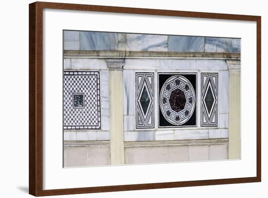 Decoration on the Walls of the Synagogue in Sardi, Turkey, Jewish Civilization-null-Framed Giclee Print