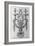 Decorations. Drawing by Giovanni Piranesi (Known as Piranese) (1720-1778).-Giovanni Battista Piranesi-Framed Giclee Print