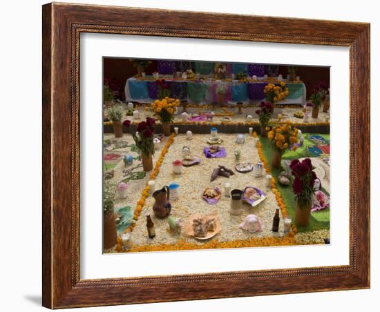 Decorations for the Day of the Dead Festival, Plaza Principal, San Miguel De Allende, Guanajuato-Richard Maschmeyer-Framed Photographic Print