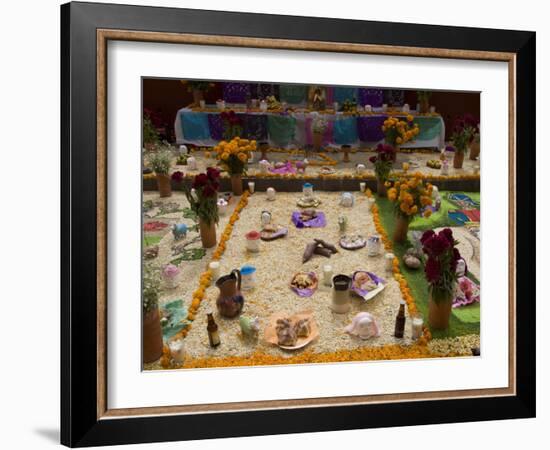 Decorations for the Day of the Dead Festival, Plaza Principal, San Miguel De Allende, Guanajuato-Richard Maschmeyer-Framed Photographic Print