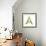 Decorative Botanical Elegant Alphabet Letter A.-Popmarleo-Framed Art Print displayed on a wall