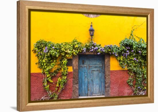 Decorative Doo on the Streets of San Miguel De Allende, Mexico-Chuck Haney-Framed Premier Image Canvas