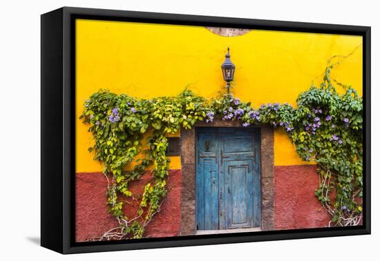 Decorative Doo on the Streets of San Miguel De Allende, Mexico-Chuck Haney-Framed Premier Image Canvas