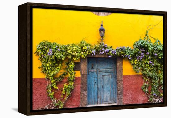 Decorative Doo on the Streets of San Miguel De Allende, Mexico-Chuck Haney-Framed Premier Image Canvas