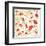 Decorative Floral Composition with Pomegranate Flowers-aniana-Framed Art Print