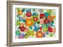 Decorative Flowers Bright-Silvia Vassileva-Framed Art Print