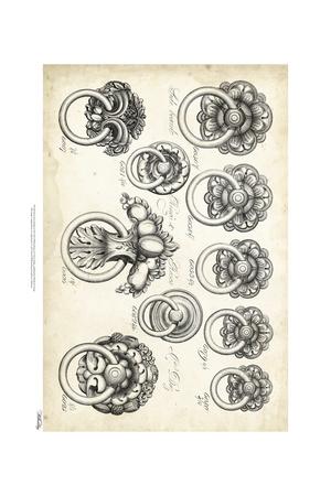 Decorative Hardware Ii Art Print By Vision Studio Art Com