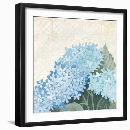 Decorative Hydrangea III Providence-Kathrine Lovell-Framed Art Print