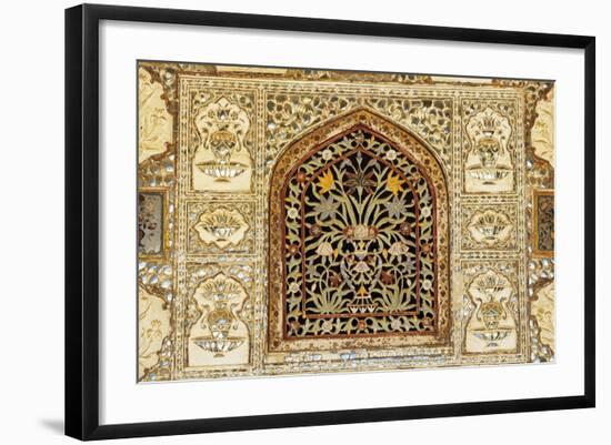 Decorative Inlaid Marble, Amer Fort or Amber Palace-null-Framed Giclee Print