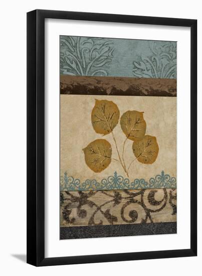 Decorative Leaves II-Michael Marcon-Framed Art Print