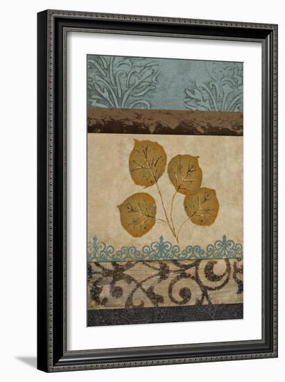 Decorative Leaves II-Michael Marcon-Framed Art Print