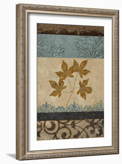 Decorative Leaves-Michael Marcon-Framed Art Print