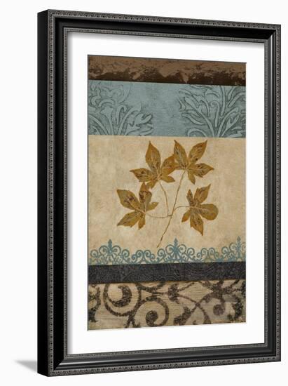 Decorative Leaves-Michael Marcon-Framed Art Print