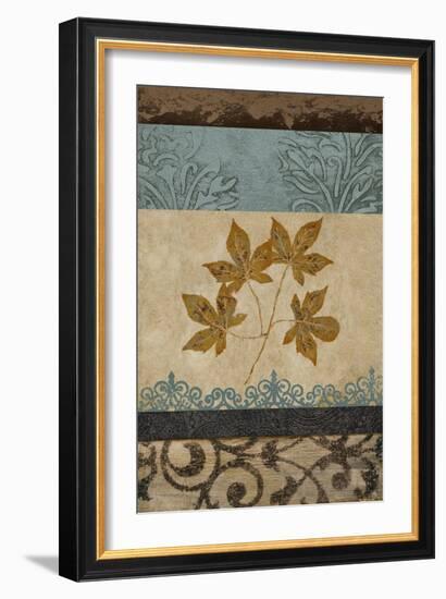 Decorative Leaves-Michael Marcon-Framed Art Print