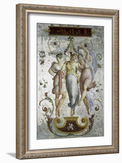 Decorative Panel with Dancers-Francesco Hayez-Framed Giclee Print