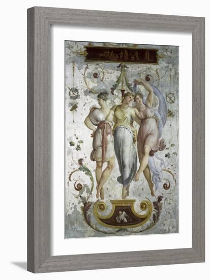 Decorative Panel with Dancers-Francesco Hayez-Framed Giclee Print