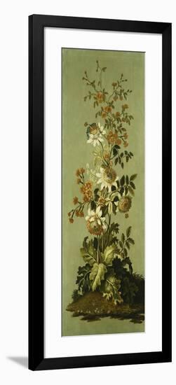 Decorative Panels with Flowers-Jean Baptiste Pillement-Framed Giclee Print