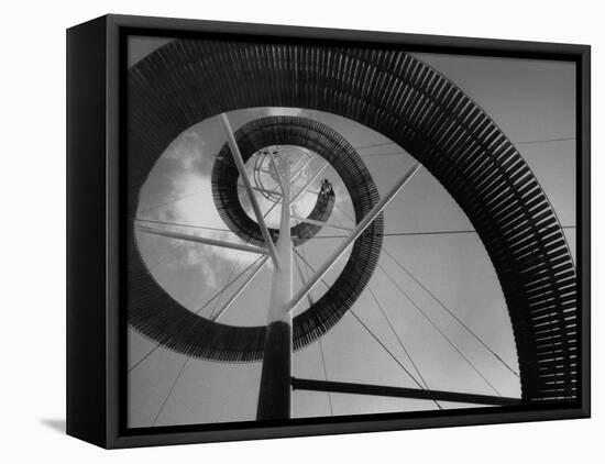 Decorative Spiral, Made by Eternit Co, at Brussels World's Fair-Michael Rougier-Framed Premier Image Canvas