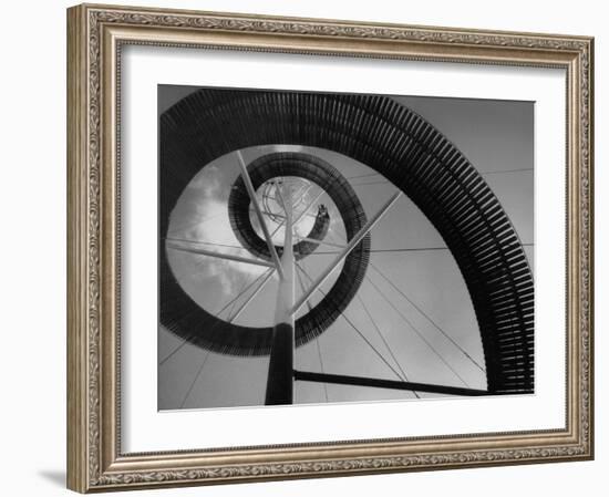 Decorative Spiral, Made by Eternit Co, at Brussels World's Fair-Michael Rougier-Framed Photographic Print