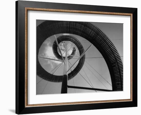 Decorative Spiral, Made by Eternit Co, at Brussels World's Fair-Michael Rougier-Framed Photographic Print