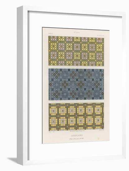 Decorative Tiles of 15th-Century France-null-Framed Giclee Print