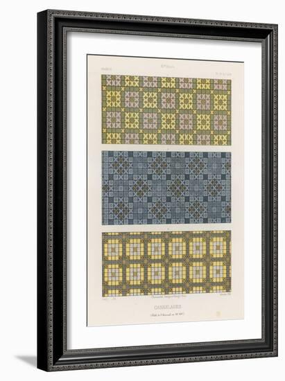 Decorative Tiles of 15th-Century France-null-Framed Giclee Print