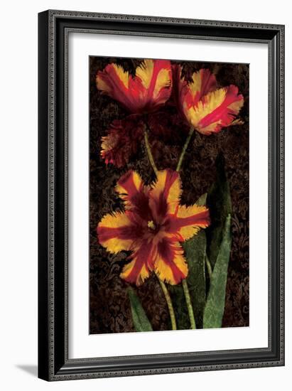 Decorative Tulips I-John Seba-Framed Art Print