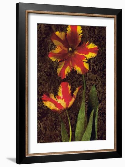 Decorative Tulips II-John Seba-Framed Art Print