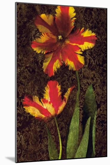 Decorative Tulips II-John Seba-Mounted Art Print