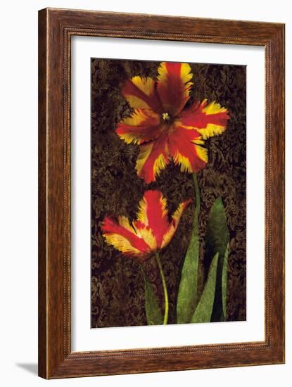 Decorative Tulips II-John Seba-Framed Premium Giclee Print