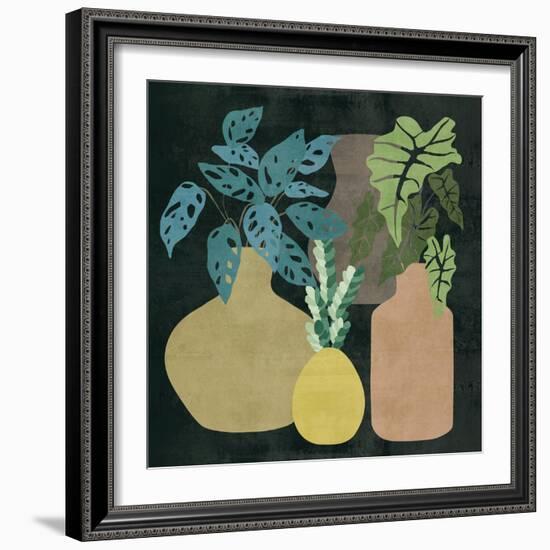 Decorative Vases II-Melissa Wang-Framed Art Print