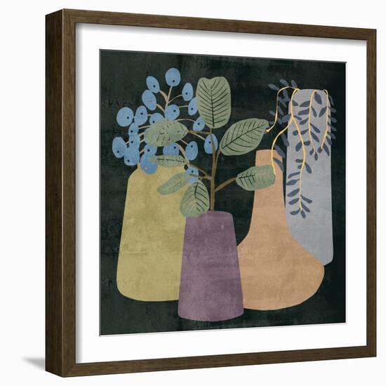 Decorative Vases III-Melissa Wang-Framed Art Print