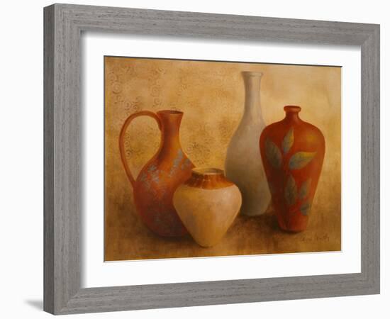 Decorative Vessel Still Life II-Lanie Loreth-Framed Art Print